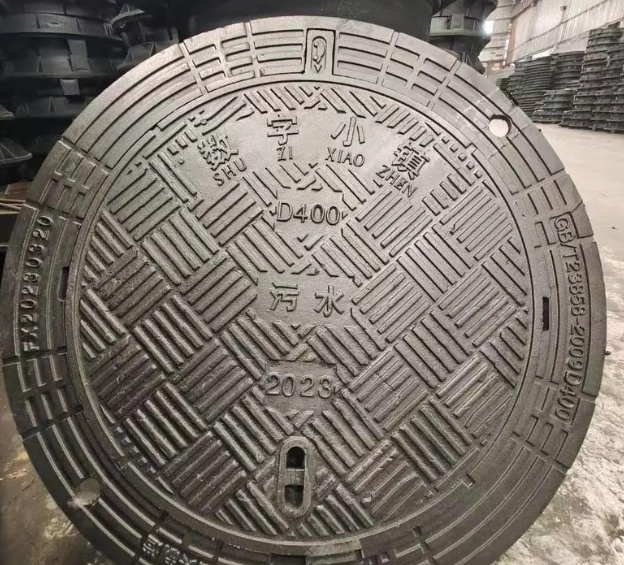 科尔沁左翼后球墨铸铁防沉降井盖展示